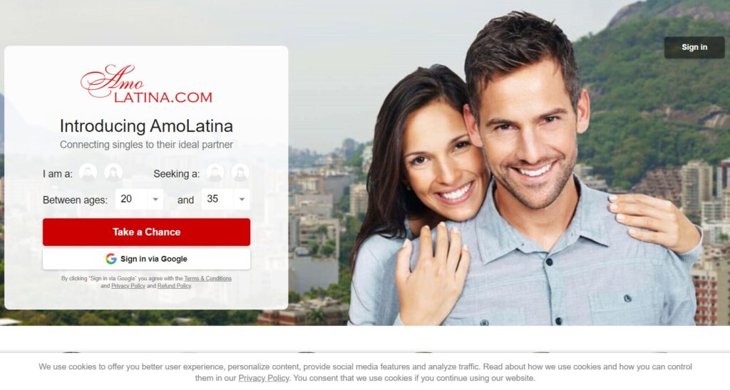 amolatina registration page